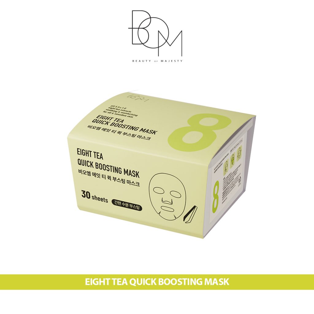 Beauty Of Majesty Eight Tea Quick Boosting Mask Box (30 Sheets)